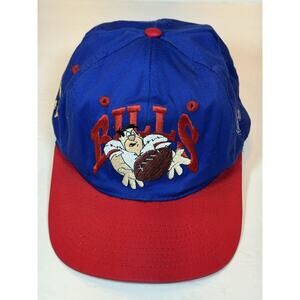 Vintage Buffalo Bills Fred Flintsone Embroidered Snapback Baseball Cap Hat NFL